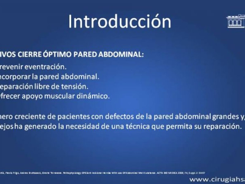 Diapositiva 8 de Cirugía de Separación de Componentes