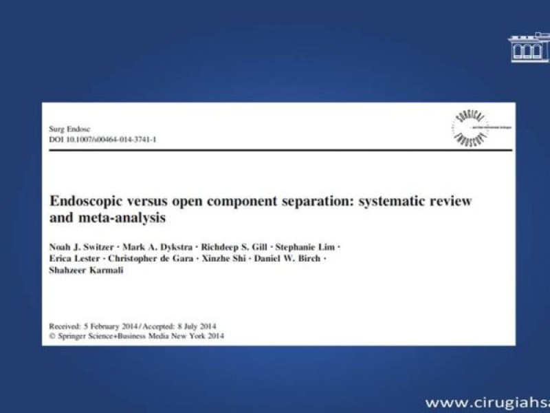 Diapositiva 35 de Cirugía de Separación de Componentes