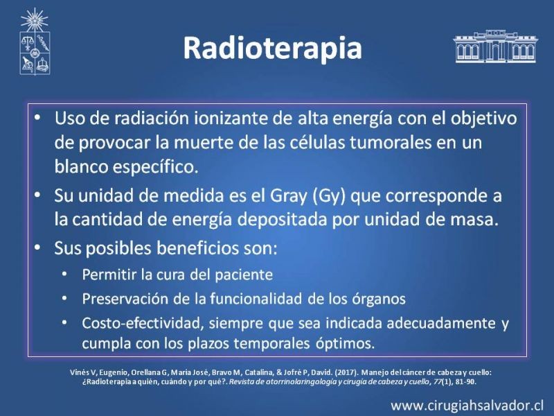 Diapositiva 4 de Complicaciones de la Radioterapia en  Cabeza y Cuello