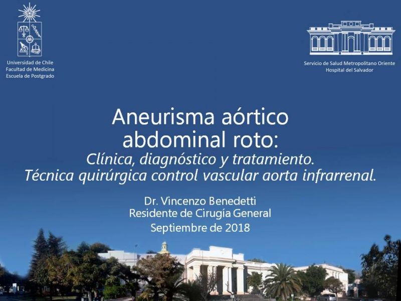 Diapositiva 25 de Aneurisma aórtico abdominal roto