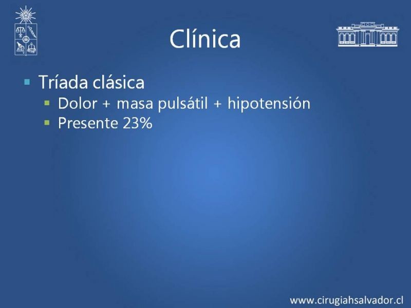 Diapositiva 5 de Aneurisma aórtico abdominal roto