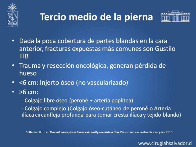 Diapositiva 24 de Reconstrucción de extremidad inferior