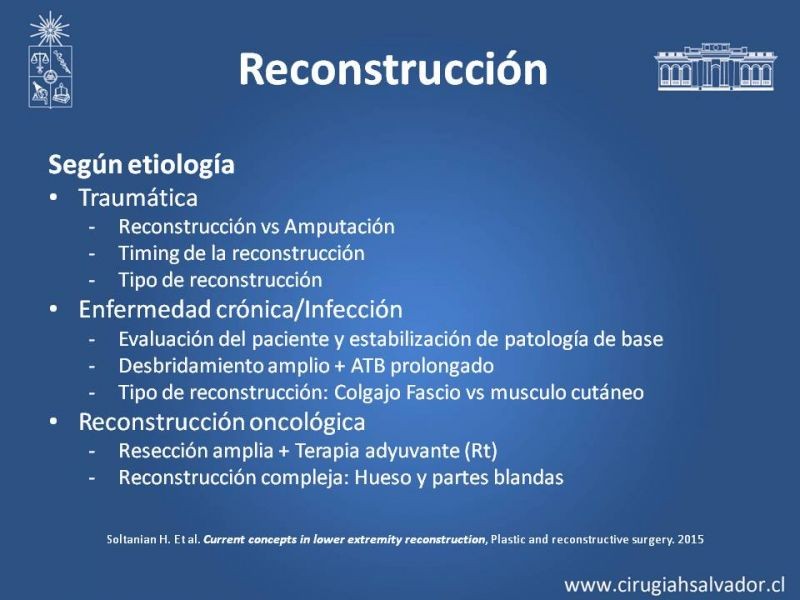 Diapositiva 9 de Reconstrucción de extremidad inferior