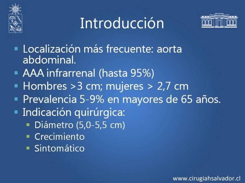 Diapositiva 2 de Aneurisma aórtico abdominal roto