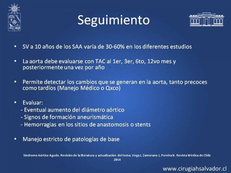 Diapositiva 34 de Síndrome Aórtico Agudo