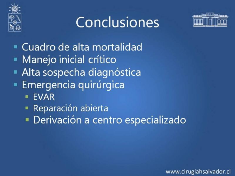 Diapositiva 24 de Aneurisma aórtico abdominal roto