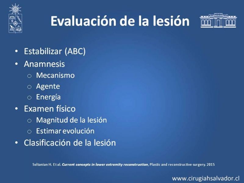 Diapositiva 2 de Reconstrucción de extremidad inferior