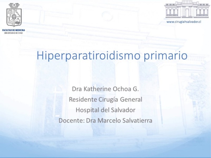 Diapositiva 30 de Hiperparatiroidismo primario