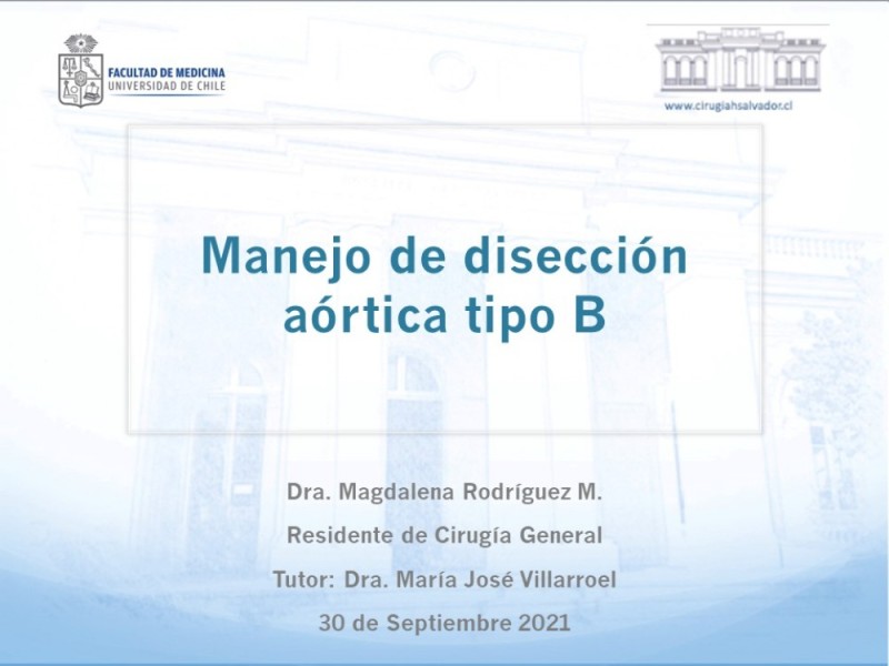 Diapositiva 24 de Manejo de disección aórtica tipo B