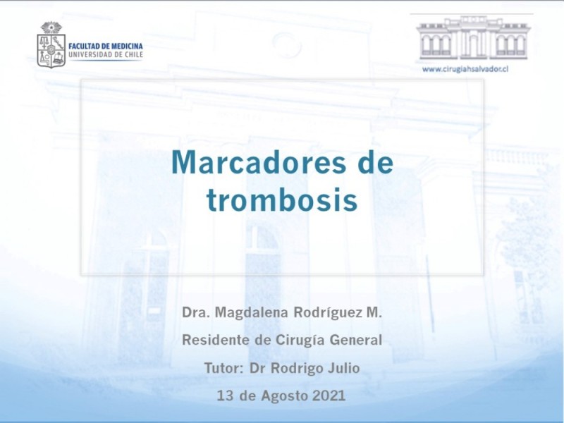 Diapositiva 29 de Marcadores de trombosis