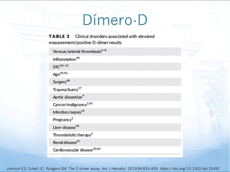 Diapositiva 10 de Marcadores de trombosis