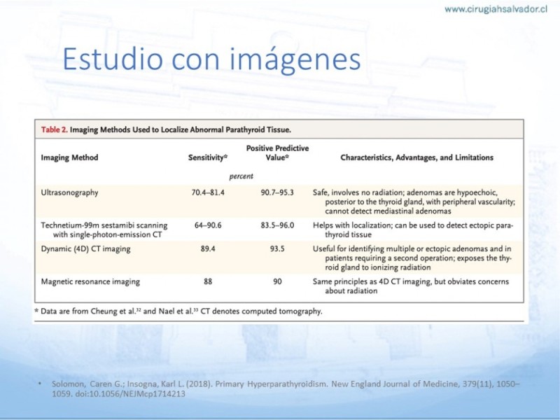 Diapositiva 13 de Hiperparatiroidismo primario