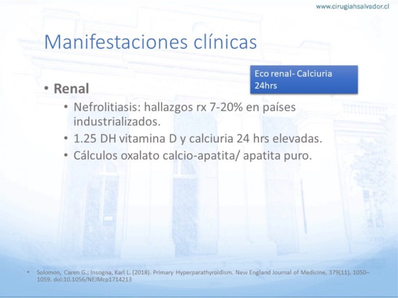 Diapositiva 17 de Hiperparatiroidismo primario