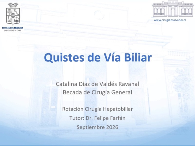 Diapositiva 24 de Quistes de Vía Biliar​