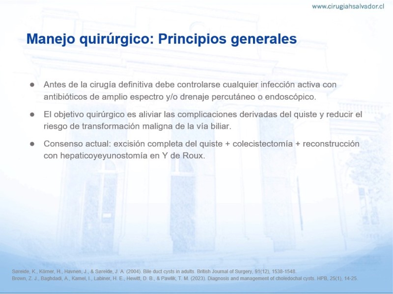 Diapositiva 14 de Quistes de Vía Biliar​