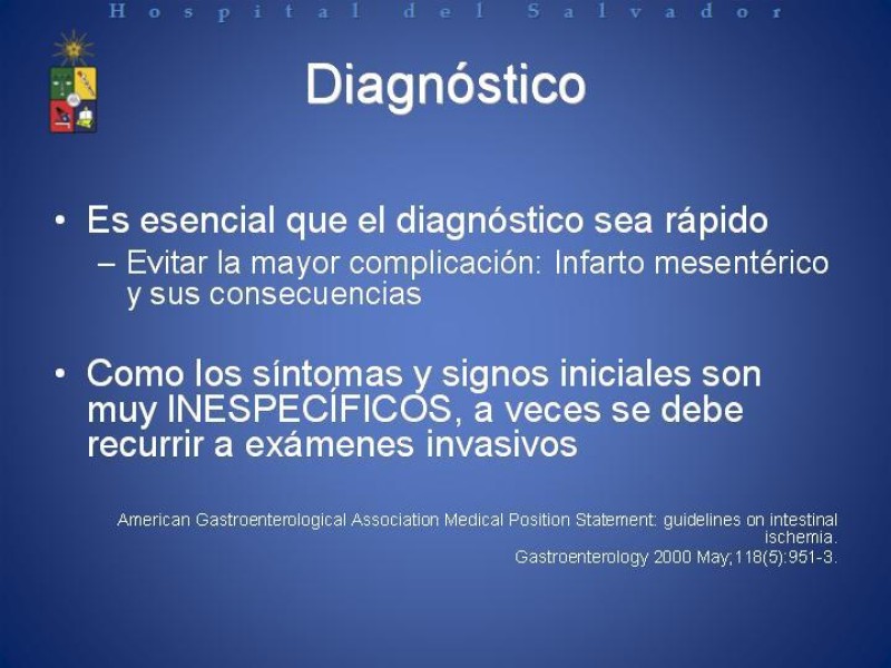 Diapositiva 19 de Isquemia Mesentérica Aguda