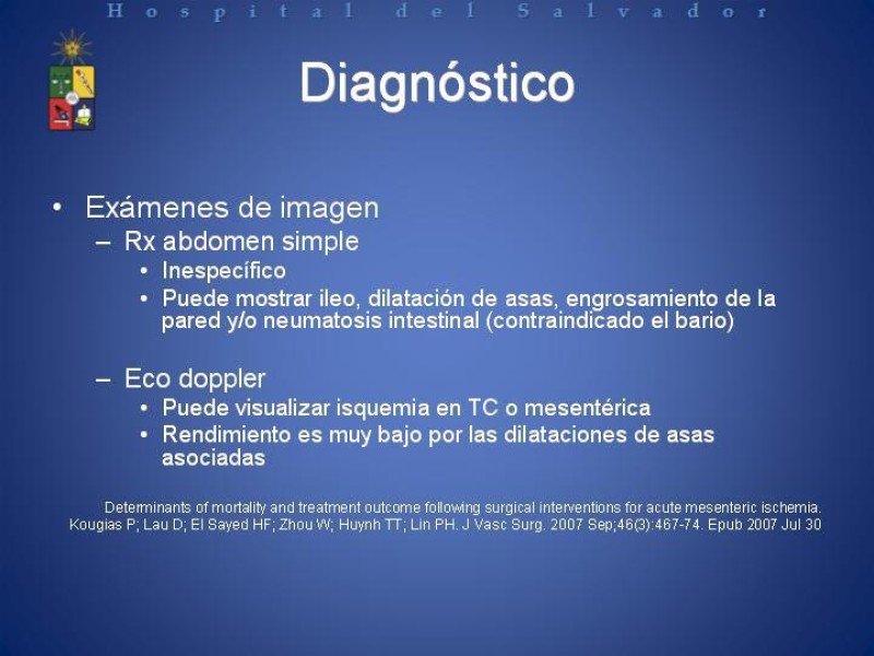 Diapositiva 21 de Isquemia Mesentérica Aguda
