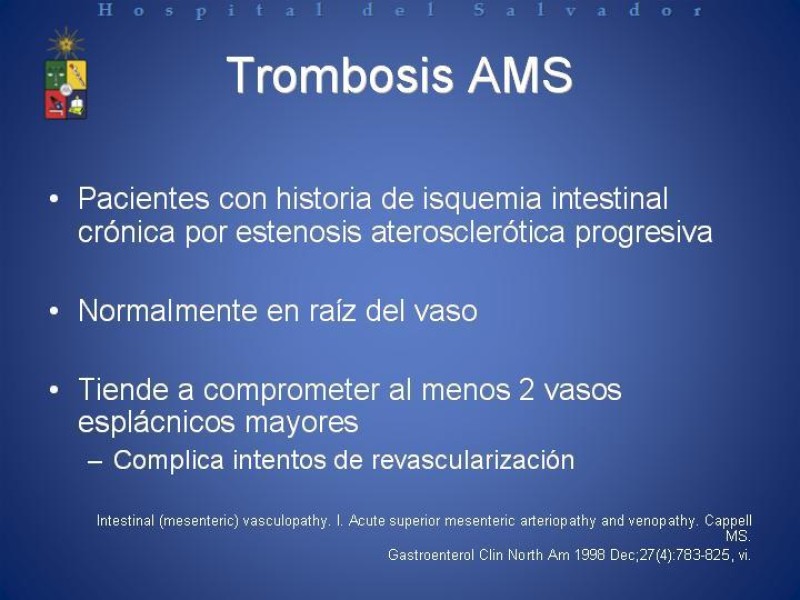 Diapositiva 12 de Isquemia Mesentérica Aguda