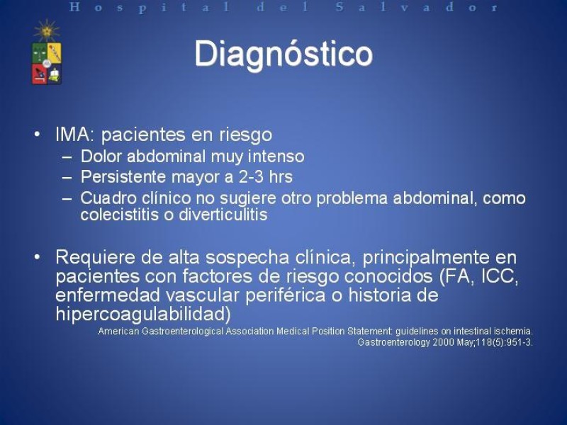 Diapositiva 18 de Isquemia Mesentérica Aguda