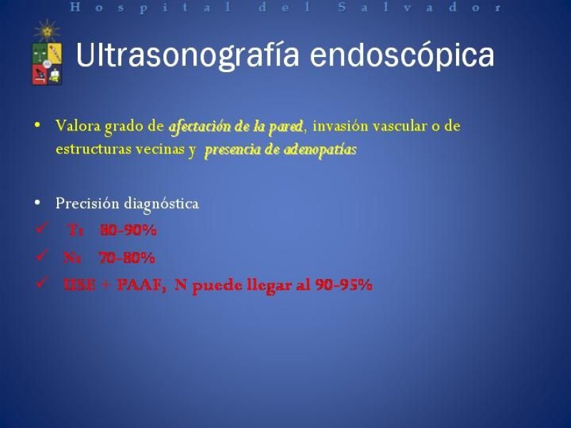 Diapositiva 11 de Mucosectomía Endoscópica en Cáncer Esofágico Superficial y Rol de la Endosonografía