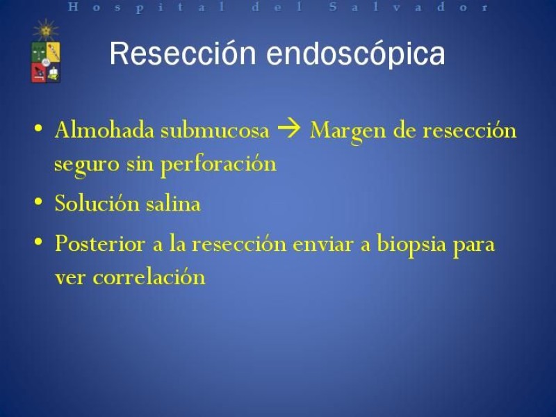 Diapositiva 19 de Mucosectomía Endoscópica en Cáncer Esofágico Superficial y Rol de la Endosonografía