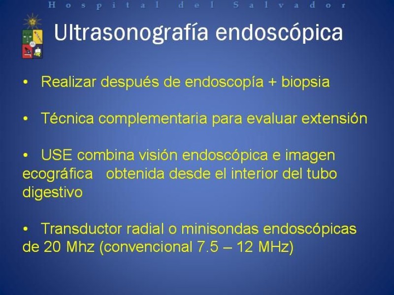 Diapositiva 10 de Mucosectomía Endoscópica en Cáncer Esofágico Superficial y Rol de la Endosonografía