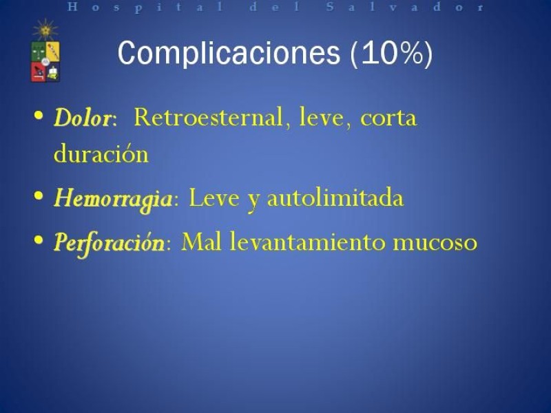 Diapositiva 22 de Mucosectomía Endoscópica en Cáncer Esofágico Superficial y Rol de la Endosonografía