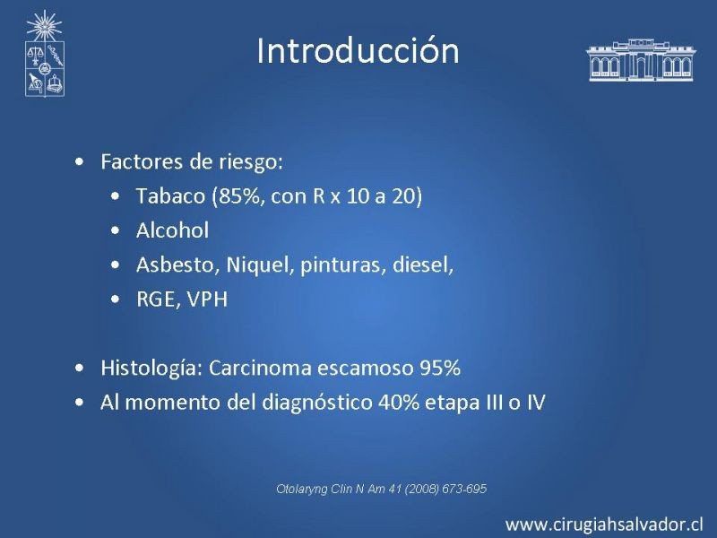 Diapositiva 3 de Cáncer Laríngeo