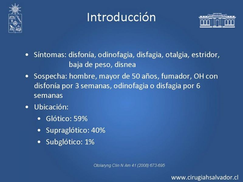 Diapositiva 2 de Cáncer Laríngeo