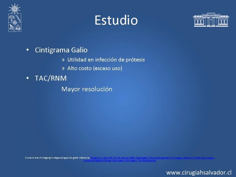 Diapositiva 13 de Infección de prótesis vasculares 
