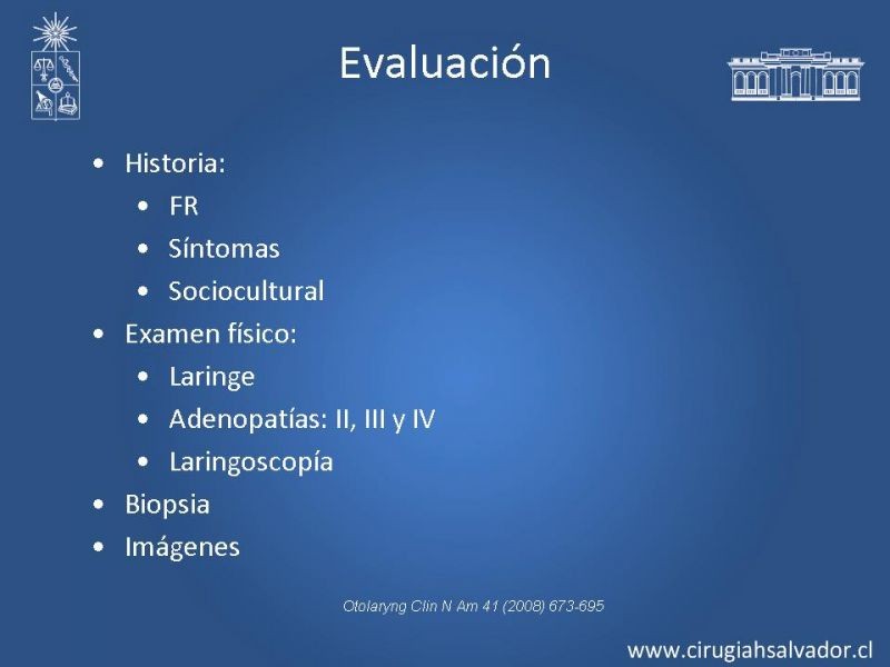 Diapositiva 8 de Cáncer Laríngeo