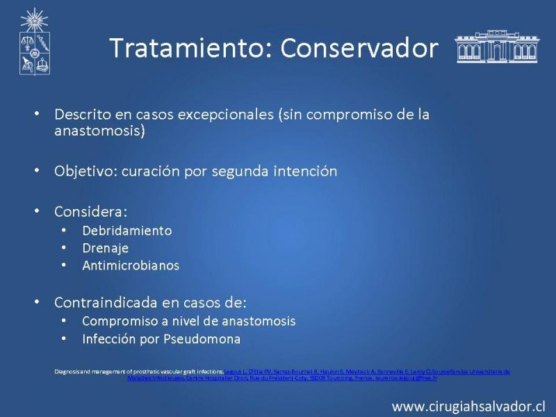 Diapositiva 17 de Infección de prótesis vasculares 