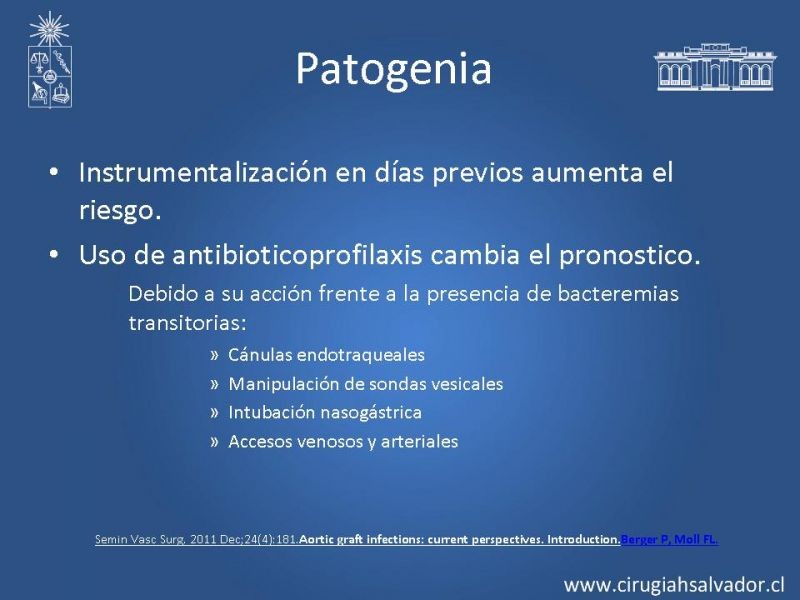 Diapositiva 6 de Infección de prótesis vasculares 