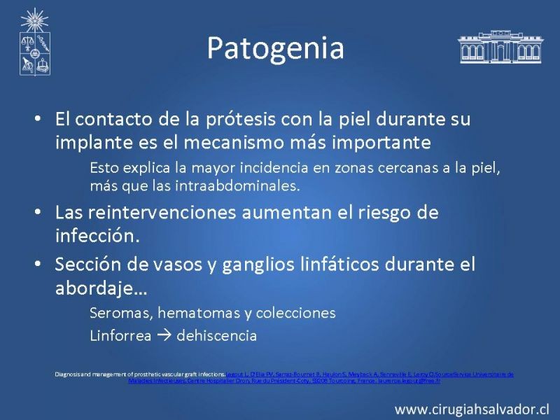 Diapositiva 5 de Infección de prótesis vasculares 