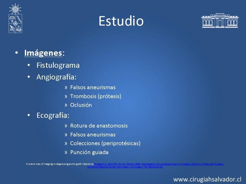 Diapositiva 12 de Infección de prótesis vasculares 