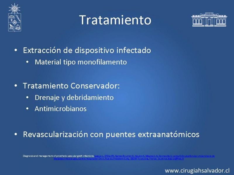 Diapositiva 14 de Infección de prótesis vasculares 