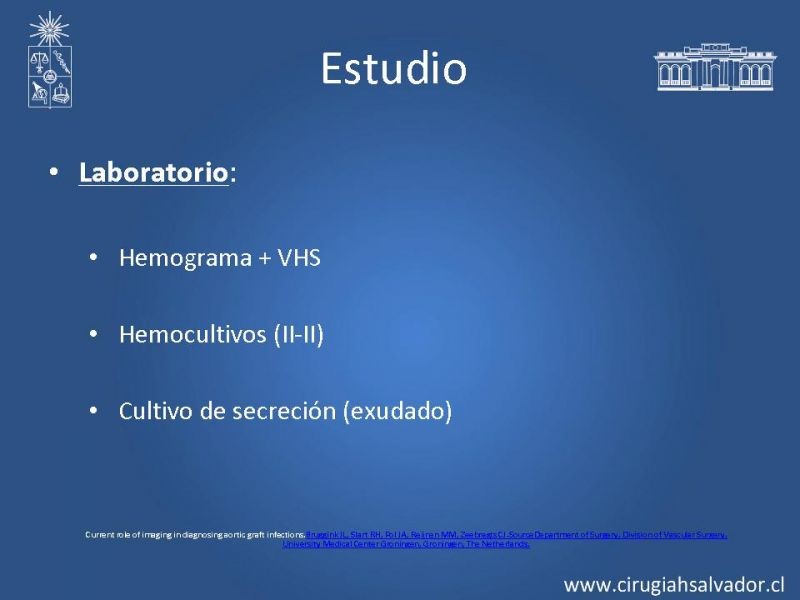 Diapositiva 11 de Infección de prótesis vasculares 
