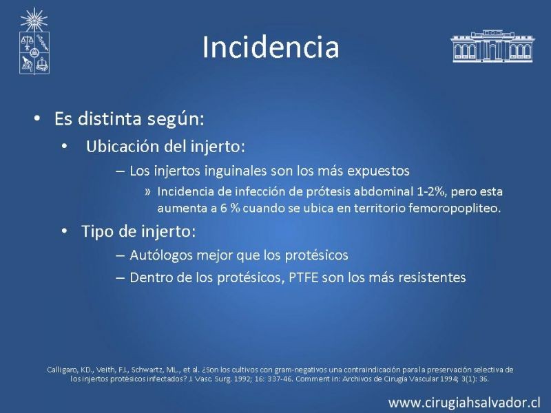 Diapositiva 3 de Infección de prótesis vasculares 