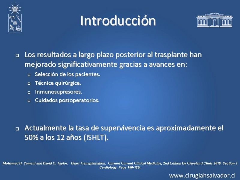 Diapositiva 5 de Trasplante Cardiaco