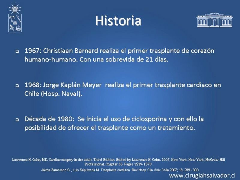 Diapositiva 3 de Trasplante Cardiaco