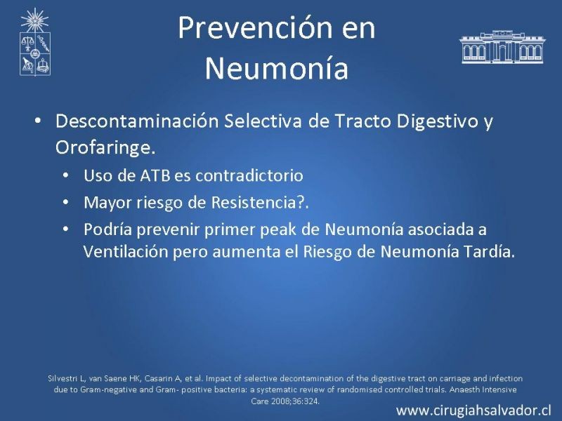 Diapositiva 48 de Complicaciones Respiratorias en el Postoperatorio: Neumonía y Falla Ventilatoria