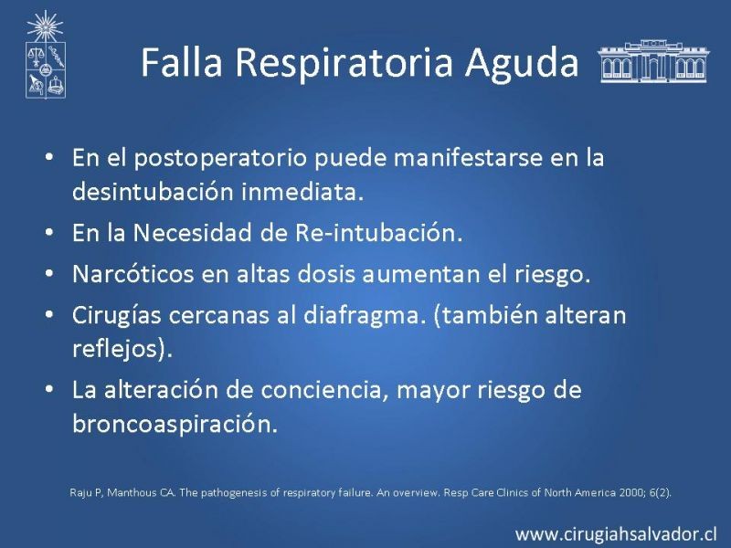 Diapositiva 54 de Complicaciones Respiratorias en el Postoperatorio: Neumonía y Falla Ventilatoria