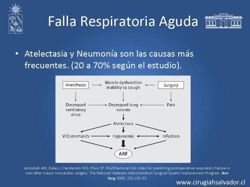 Diapositiva 53 de Complicaciones Respiratorias en el Postoperatorio: Neumonía y Falla Ventilatoria