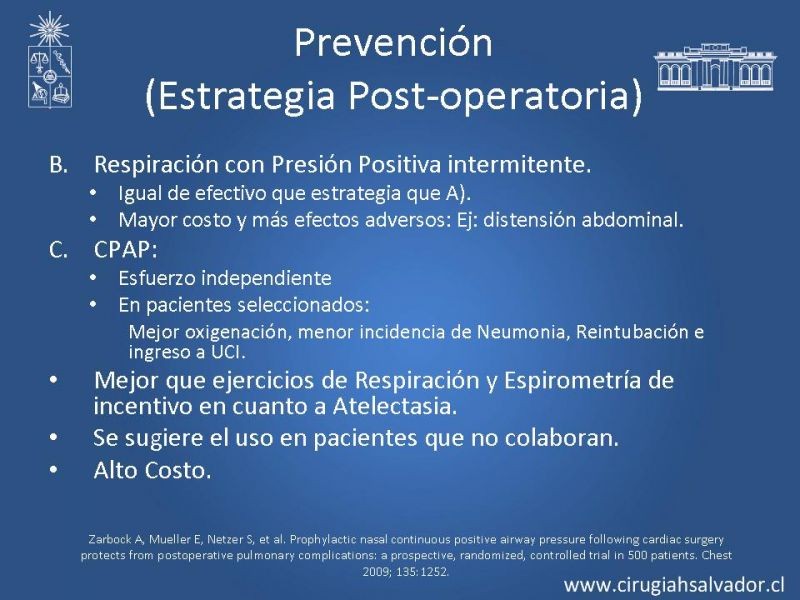 Diapositiva 17 de Complicaciones Respiratorias en el Postoperatorio: Neumonía y Falla Ventilatoria