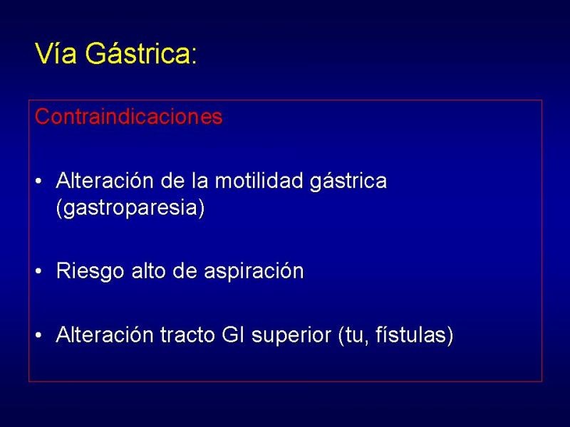 Diapositiva 16 de Nutrición Enteral