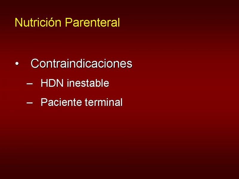 Diapositiva 5 de Nutrición Parenteral