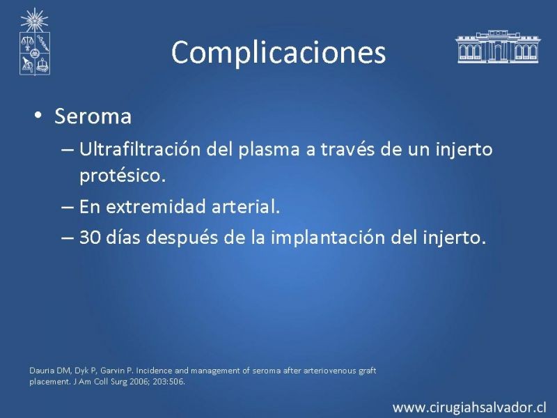 Diapositiva 16 de Accesos vasculares para hemodiálisis