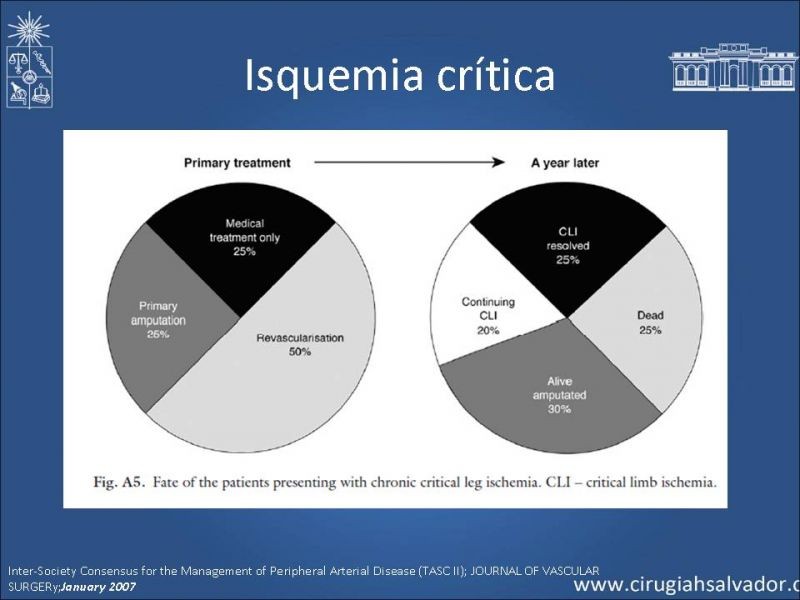 Diapositiva 5 de Tratamiento Actual de la Isquemia crítica EEII