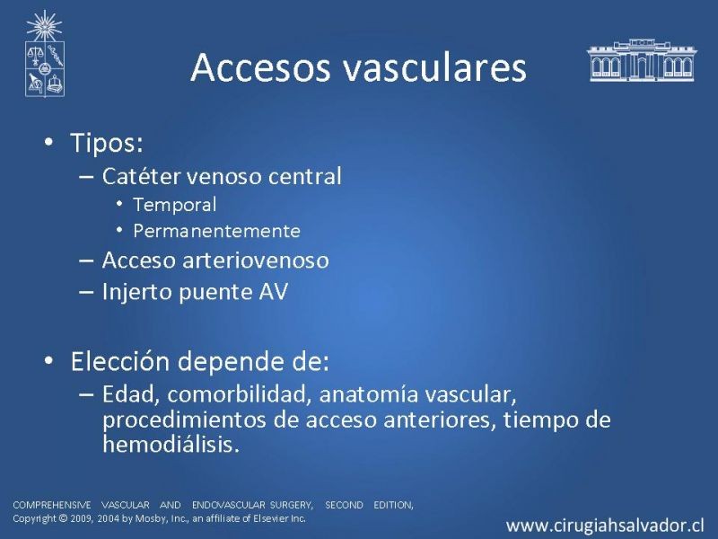 Diapositiva 3 de Accesos vasculares para hemodiálisis