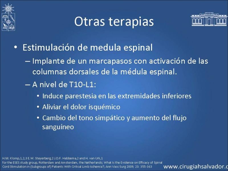 Diapositiva 29 de Tratamiento Actual de la Isquemia crítica EEII